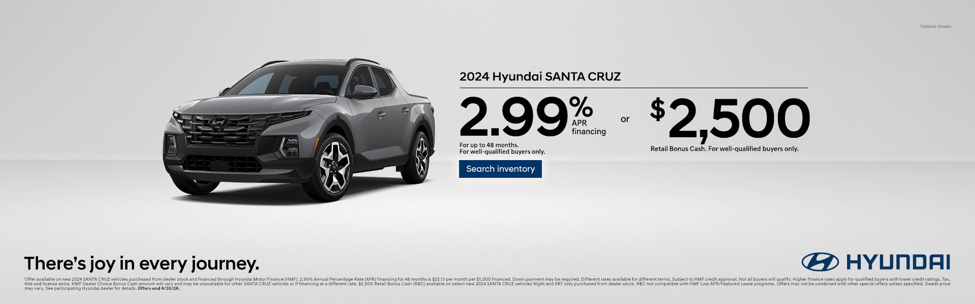 2024 Hyundai Santa Cruz offer
